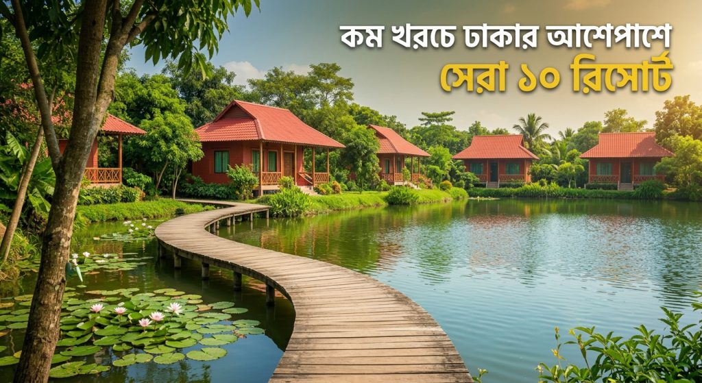 কম খরচে ঢাকার আশেপাশে সেরা ১০ রিসোর্ট